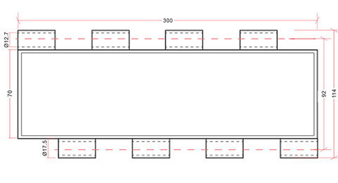 Polycarbonate transpatent slats